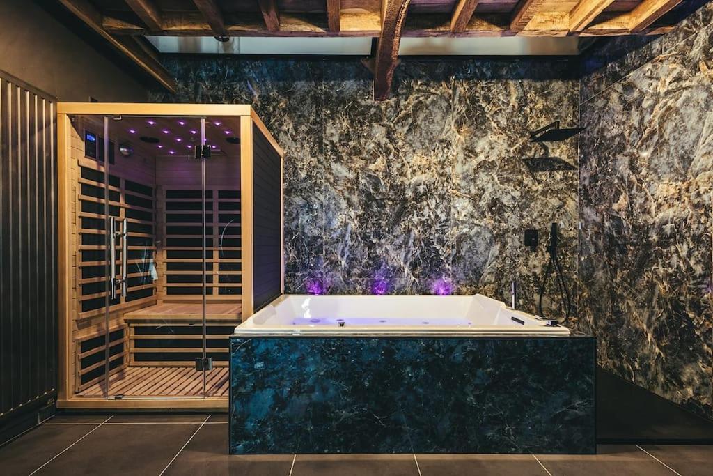 Le Duplex De L'Etoile Home Cinema Jacuzzi Et Sauna Privatif Longmesnil Esterno foto