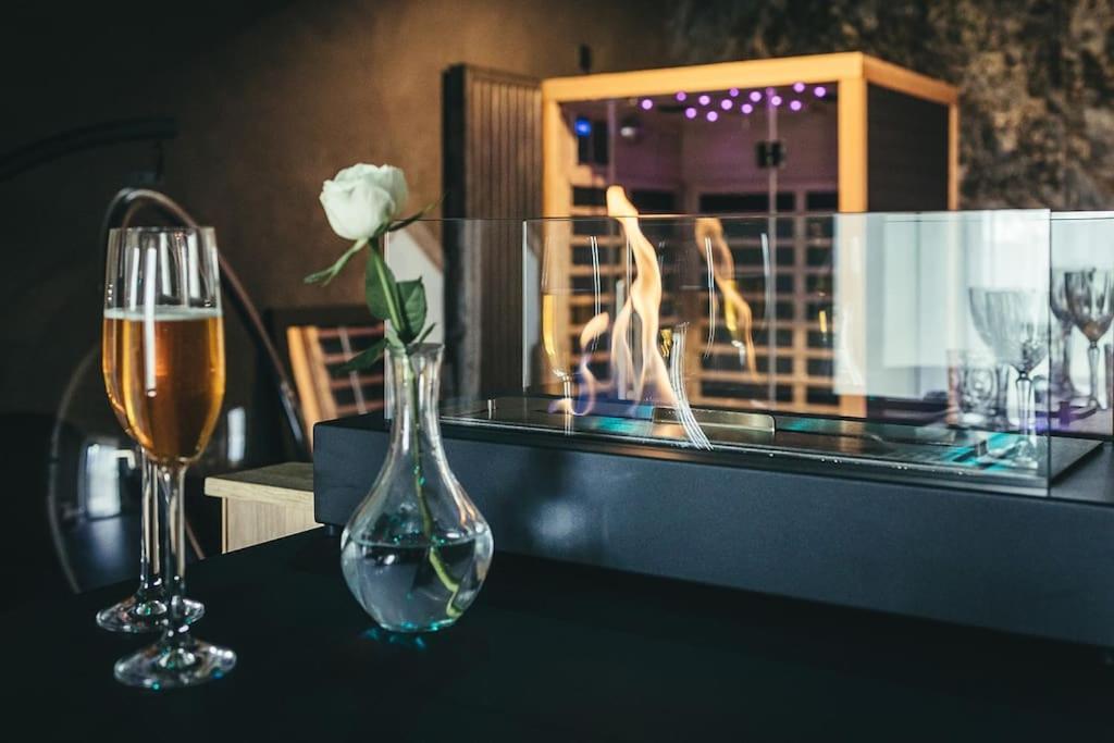 Le Duplex De L'Etoile Home Cinema Jacuzzi Et Sauna Privatif Longmesnil Esterno foto