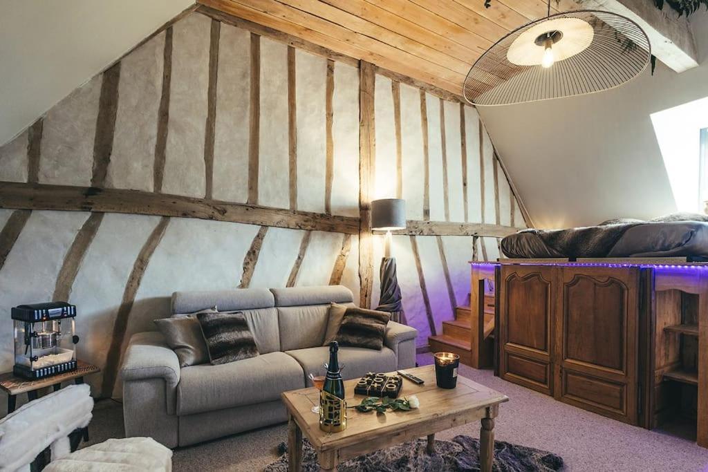 Le Duplex De L'Etoile Home Cinema Jacuzzi Et Sauna Privatif Longmesnil Esterno foto